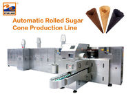 Linea di produzione del cono dello zucchero del sistema di gas/macchina automatiche cottura del cono gelato